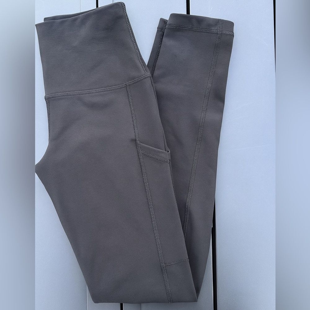 Aerie OFFLINE Mid Rise Black Leggings Pockets Women’s Size Small